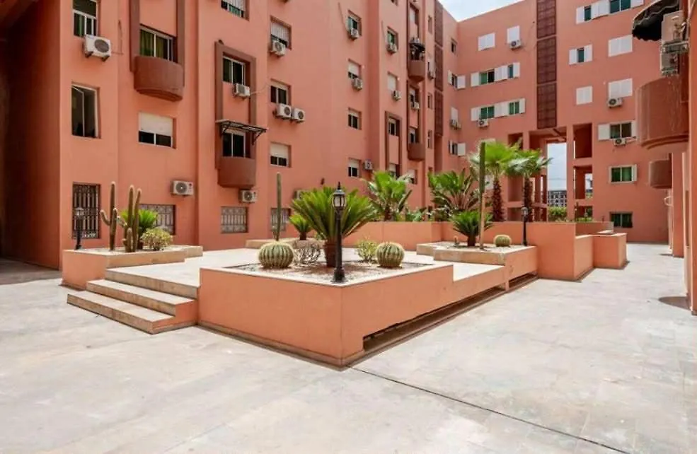 Lägenhet Appartement Confortable Avec Piscine A 5Min De Gueliz Marrakesh Marocko